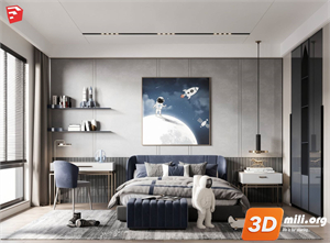 Children Room Scenes Skp FIles 